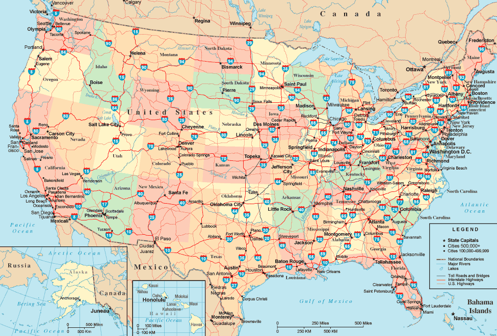 U.S. Highway routes